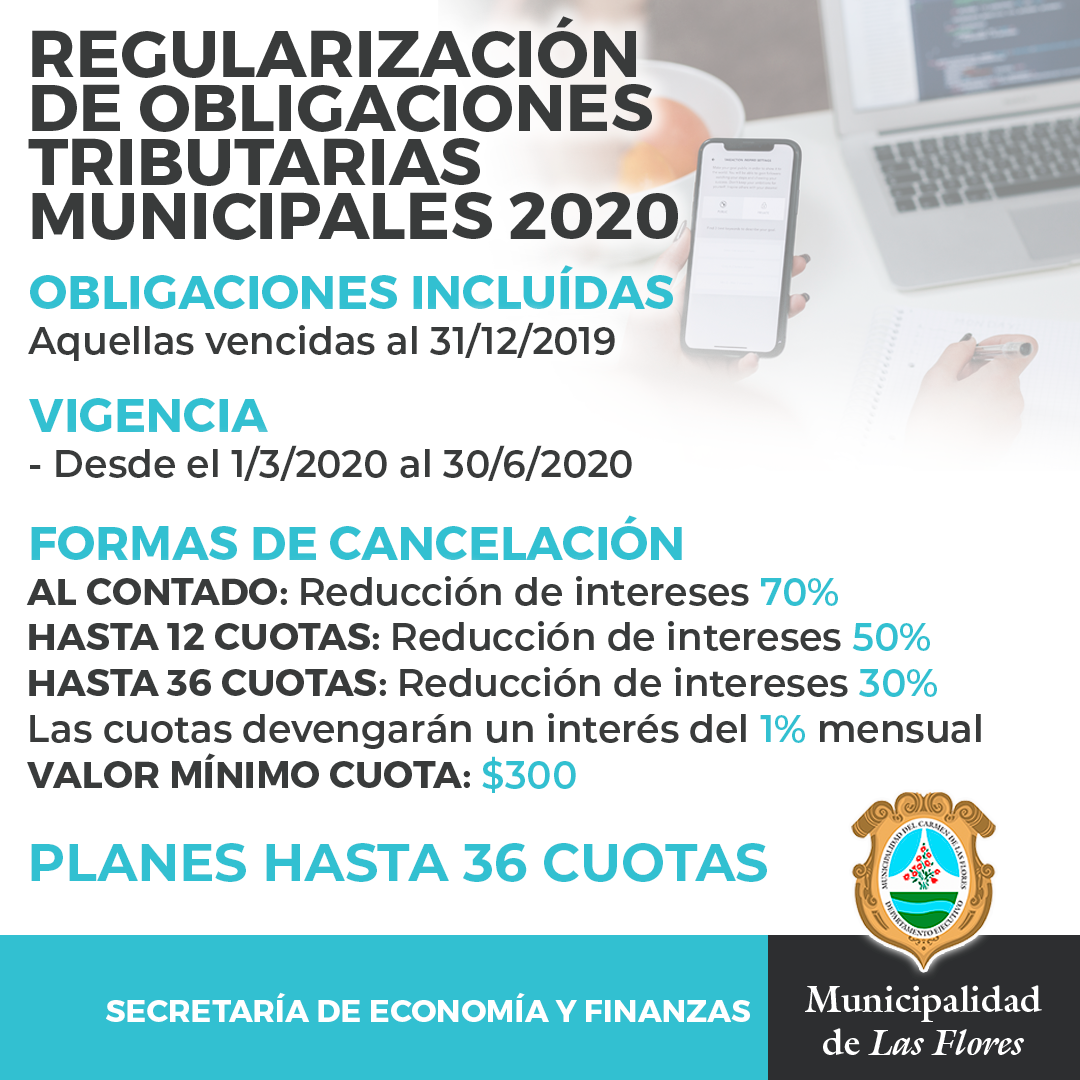 ENTRA EN VIGENCIA EL PLAN DE REGULARIZACIÓN TRIBUTARIA - Las Flores
